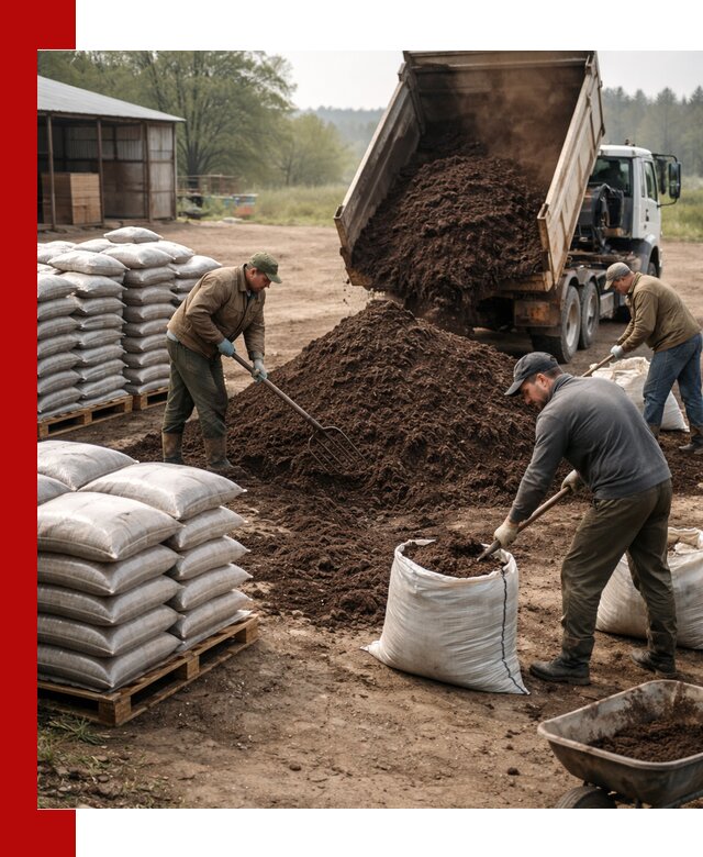 Доставка компоста оптом и в розницу в Алексеевке