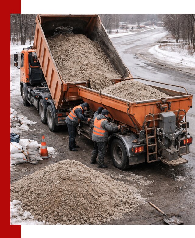 Поставка и вывоз пескосоля в Алексеевке оптом и в розницу