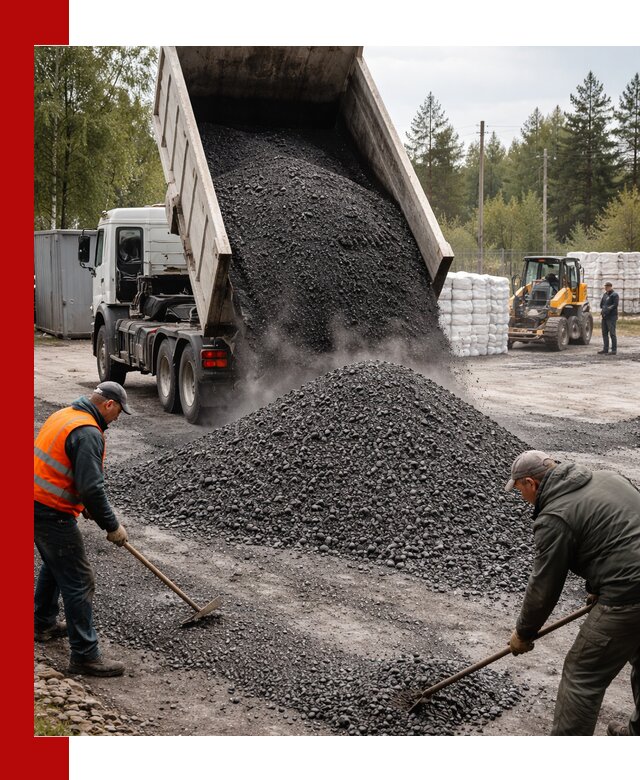 Доставка и продажа асфальтного гранулята в Алексеевке
