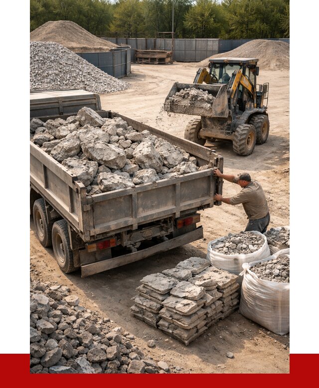 Купить бой бетона с доставкой в Алексеевке от 4860 р. | ПРОНЕРУДЛкв