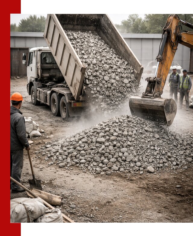 Доставка дробленого бетона в Алексеевке оптом и в розницу