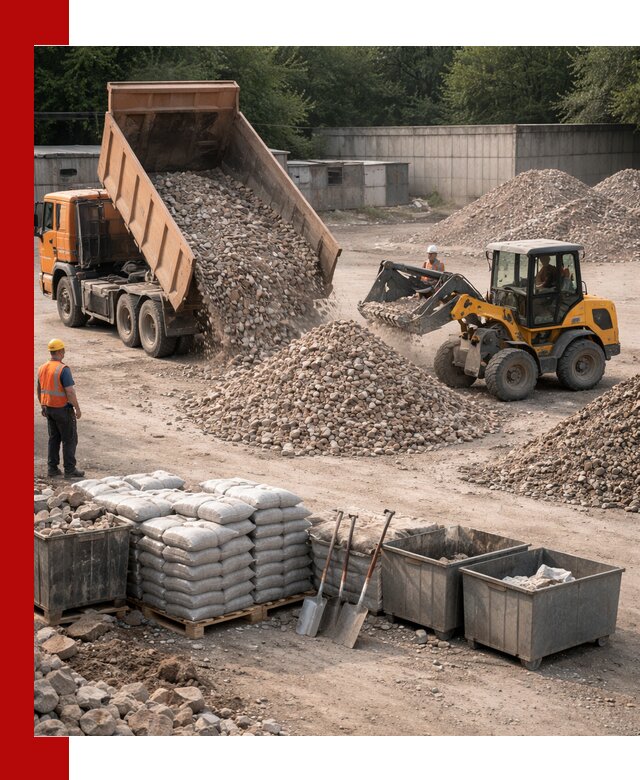 Вторичные материалы для отсыпки в Алексеевке — поставка и доставка