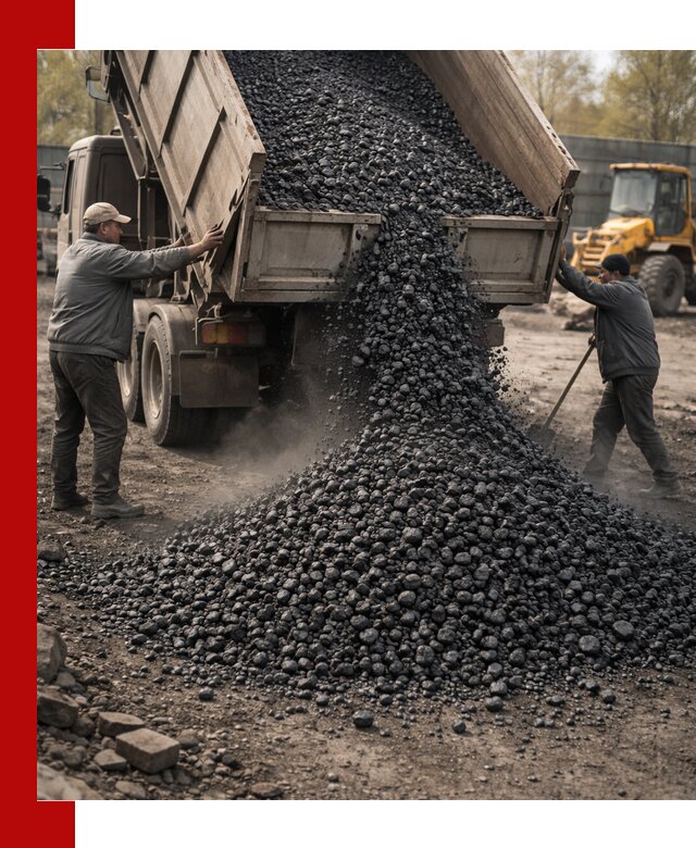 Доставка угля семечка самосвалами в Алексеевке
