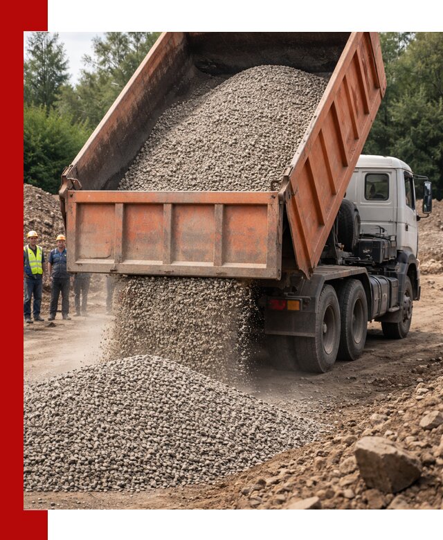 Доставка сыпучих материалов самосвалом в Алексеевке быстро и надежно