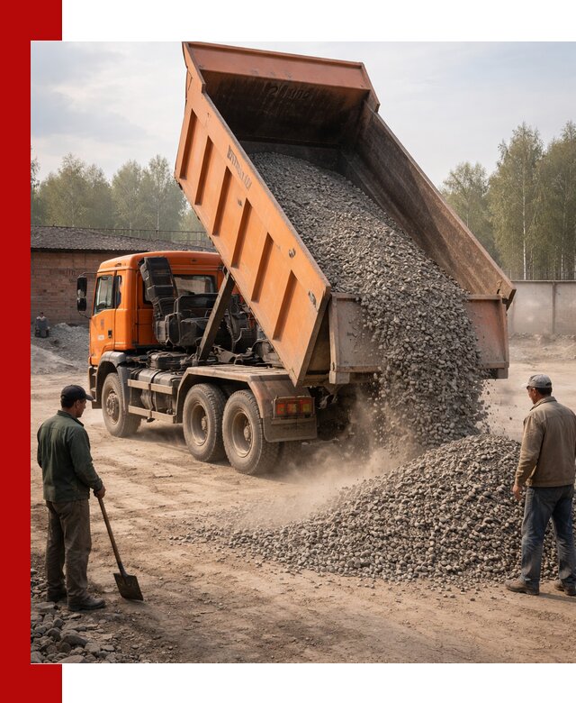 Доставка самосвалом 20 м3 в Алексеевке быстро и надежно