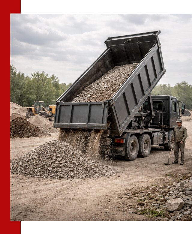 Доставка самосвалом 30 м3 по выгодным ценам в Алексеевке