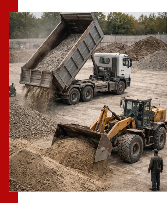 Перевозка сыпучих грузов самосвалами и бортовыми в Алексеевке