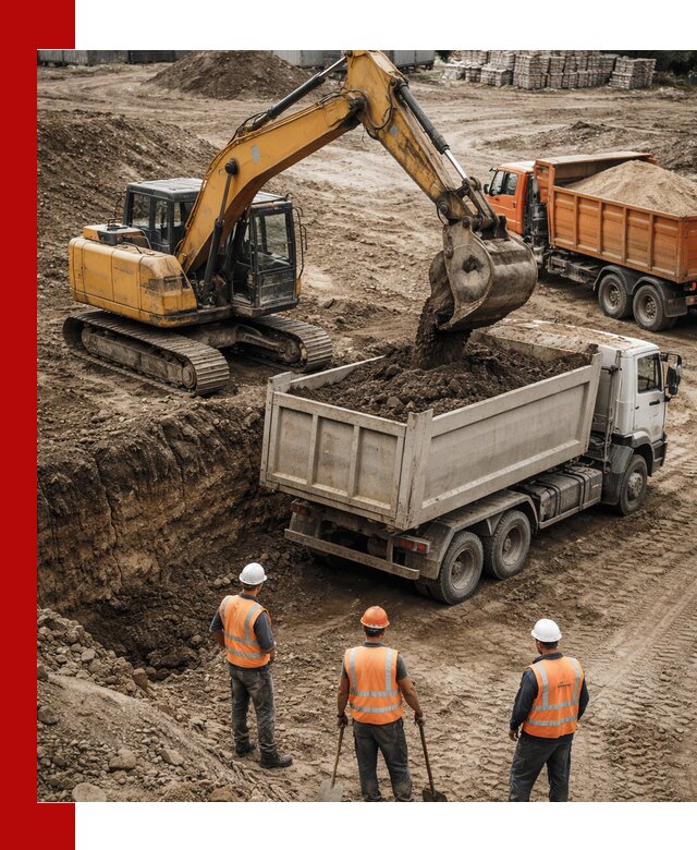 Разработка грунта для строительства и благоустройства в Алексеевке