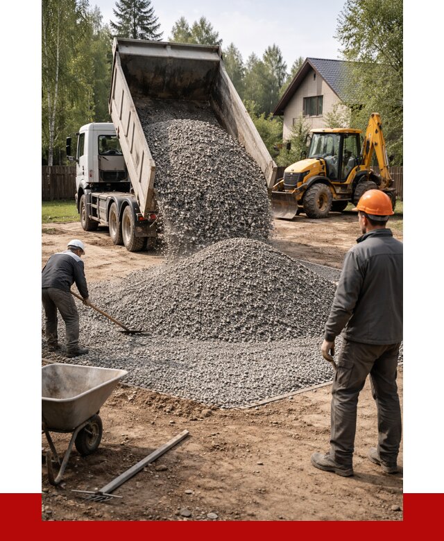 Отсыпка участка щебнем в Алексеевке от 6581 р. ПРОНЕРУДЛкв