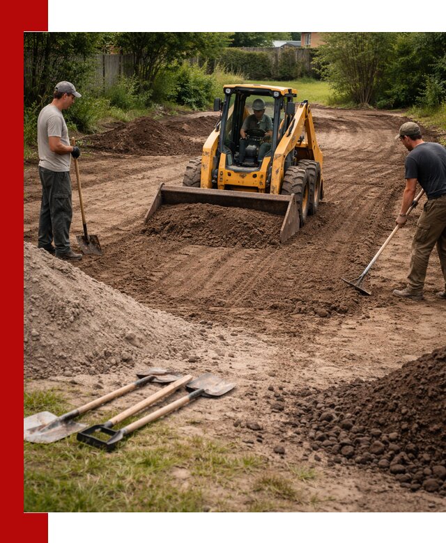 Планировка участка грунтом с вывозом и доставкой в Алексеевке